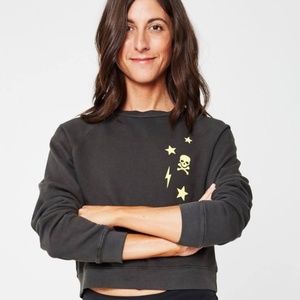 SOUL BY SOUL CYCLE Cropped Sweatshirt